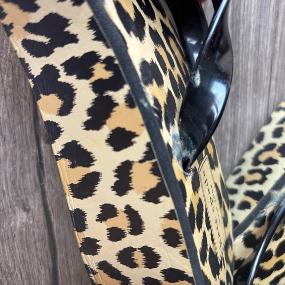 Kate Spade Leopard Print Platform Sandals size 9M - Picture 11 of 11